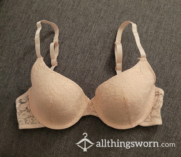 Pink Lacy T-Shirt Bra