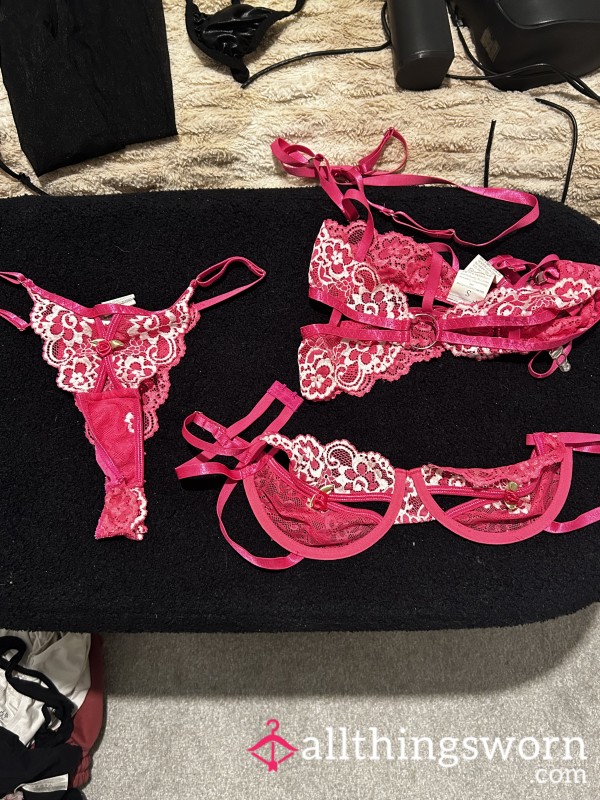 Pink Lingerie Set