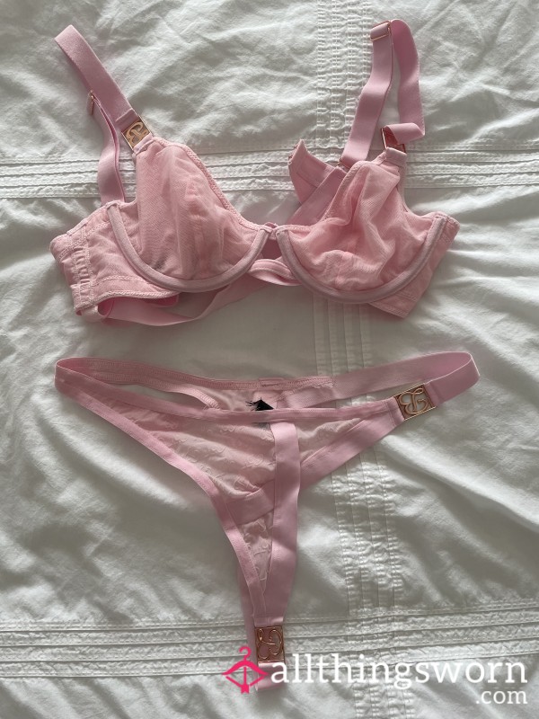 Pink Lingerie Set