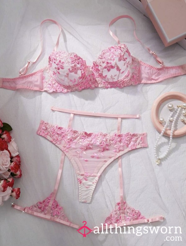 Pink Lingerie Set