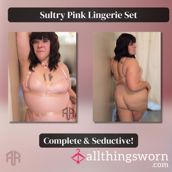 Sultry Pink Lingerie Set