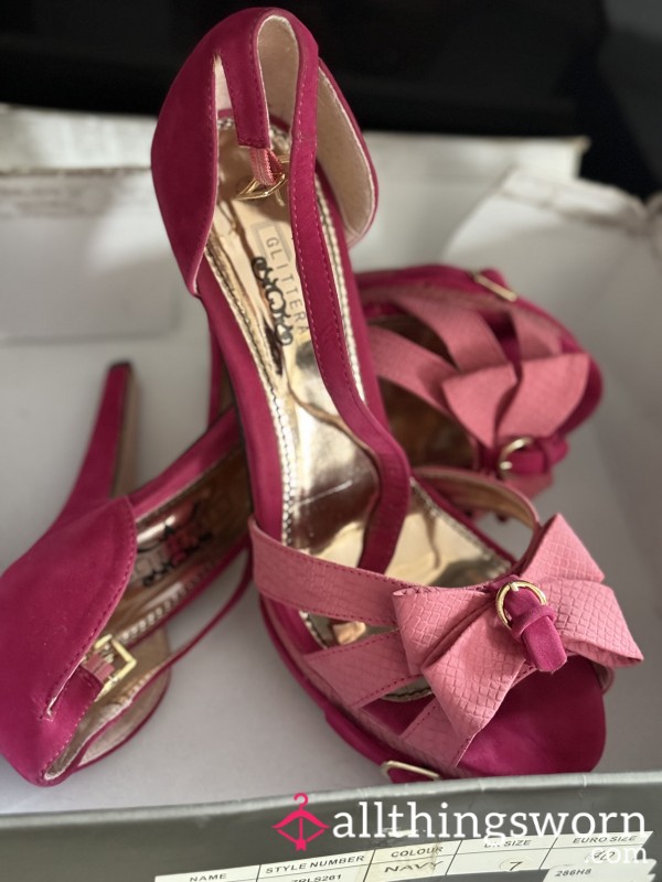 Pink Old High Heels