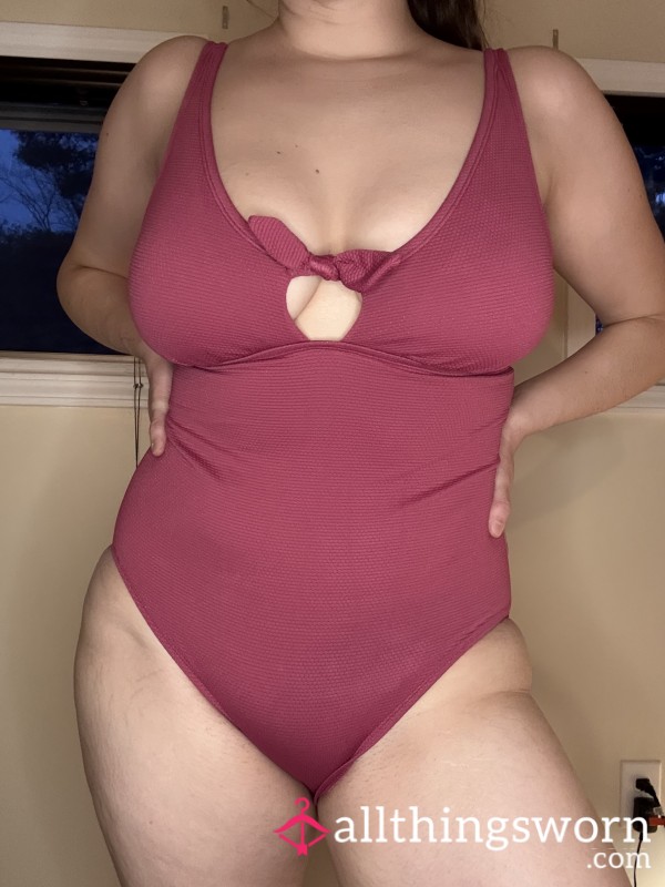 Pink One-Piece Swimsuit