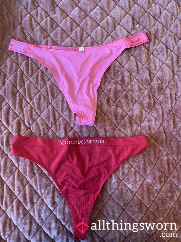 Pink Or Red Thongs