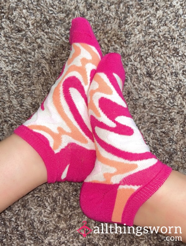 Pink & Orange Socks