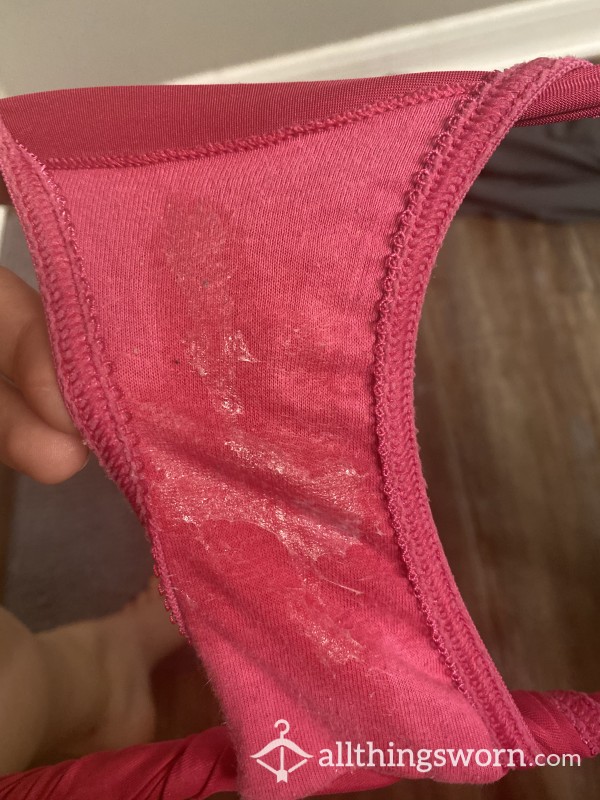 Pink Panties Full Of A Lot Of C*m