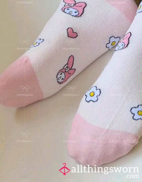 🌸 Pink Petite Socks, Pink Soft Socks, Boot Socks, Scented Socks. 🌸