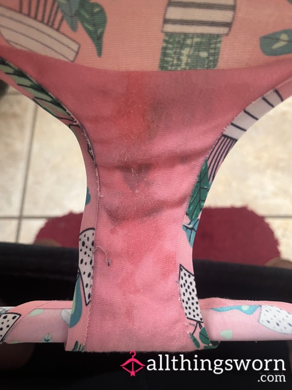 Pink Plant Panties.