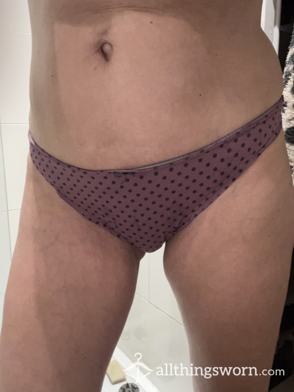 Pink Polka Dot Panties