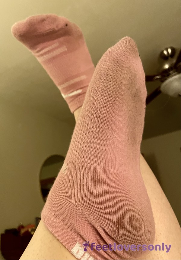 Pink Puma Ankle Socks 2 Day Wear