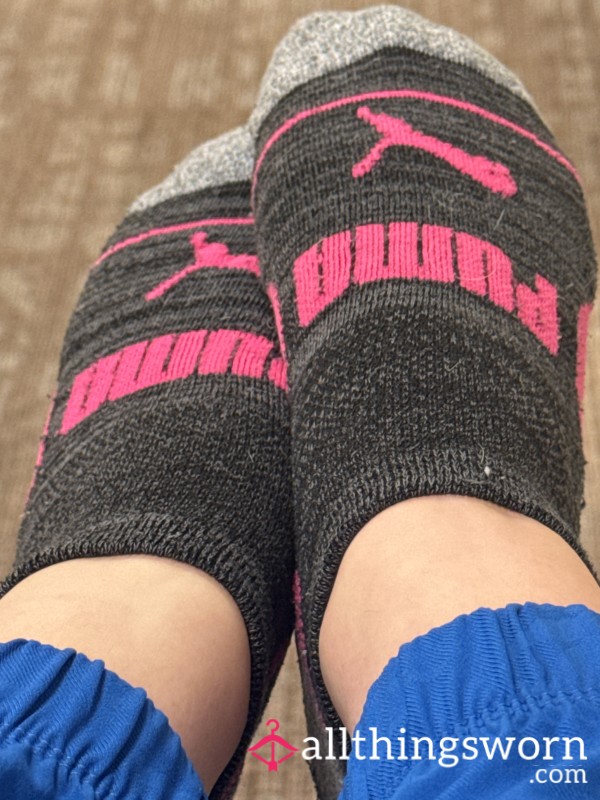 Pink Puma Socks