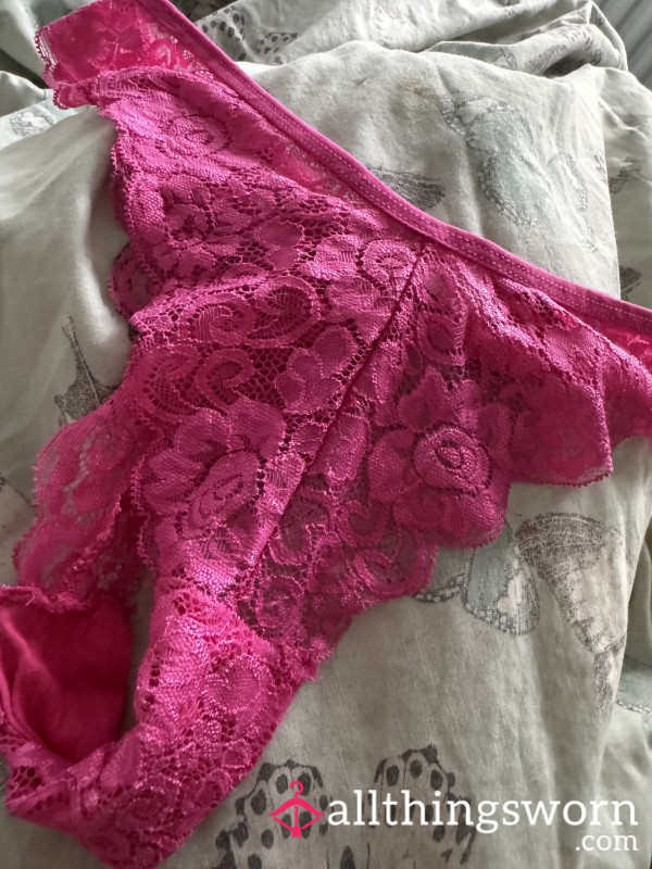 Pink Rose LaceThong