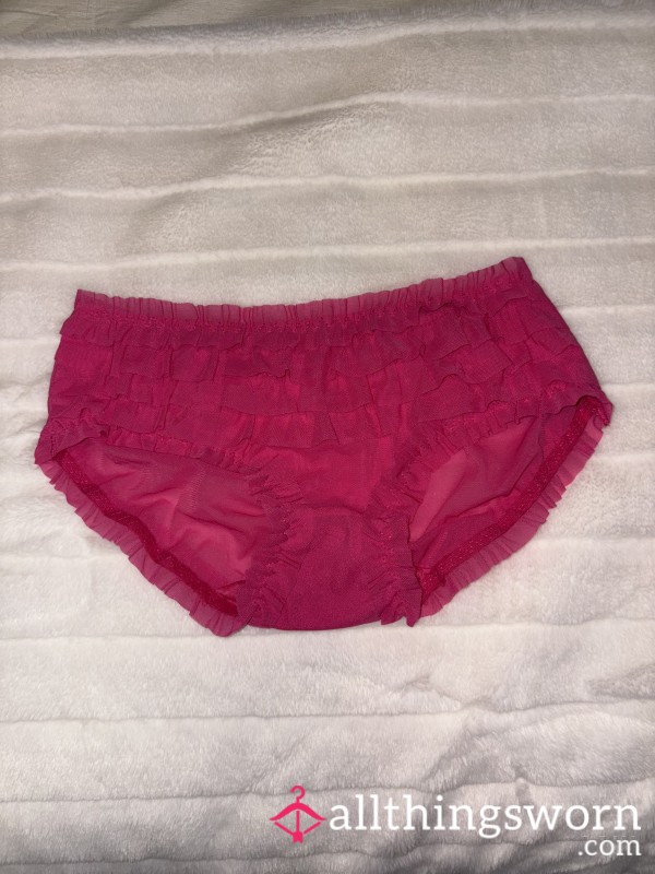 Pink Ruffle Full Back Panties