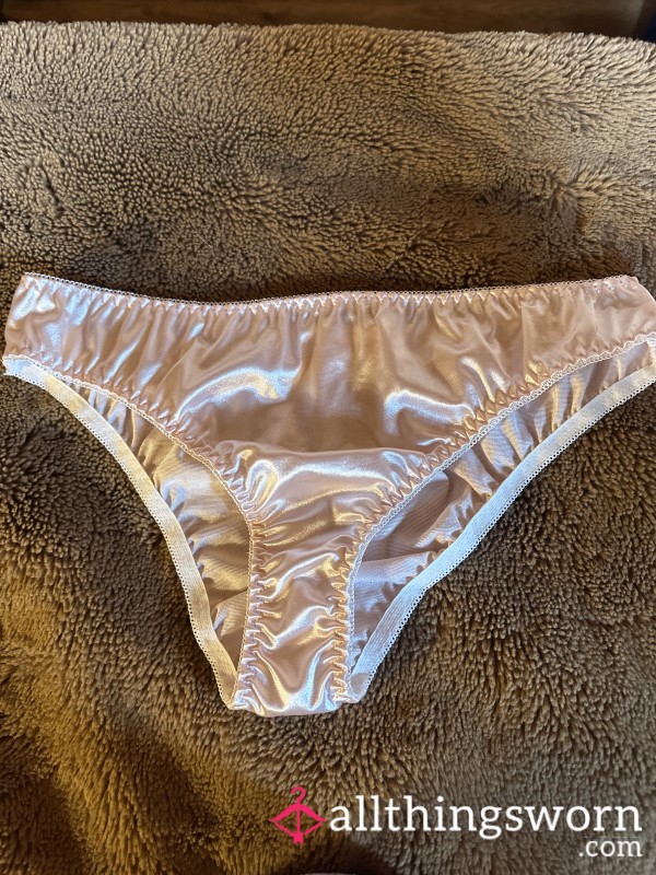 Pink Satin Knickers