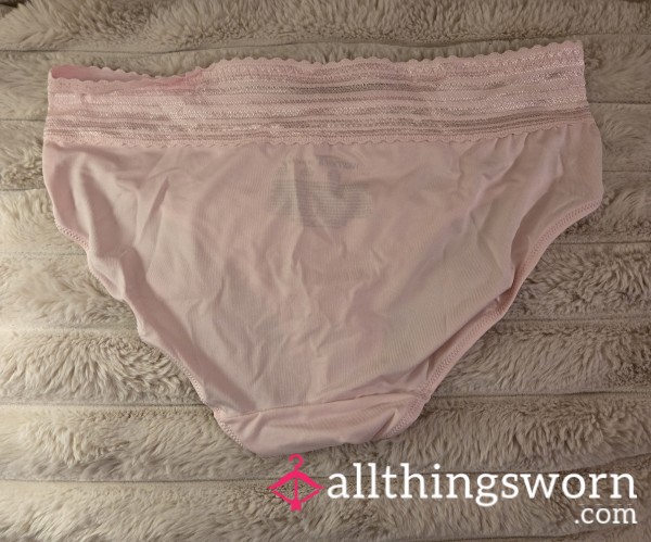 💢Pink Microfiber Panties -Full Back Hipsters-💢