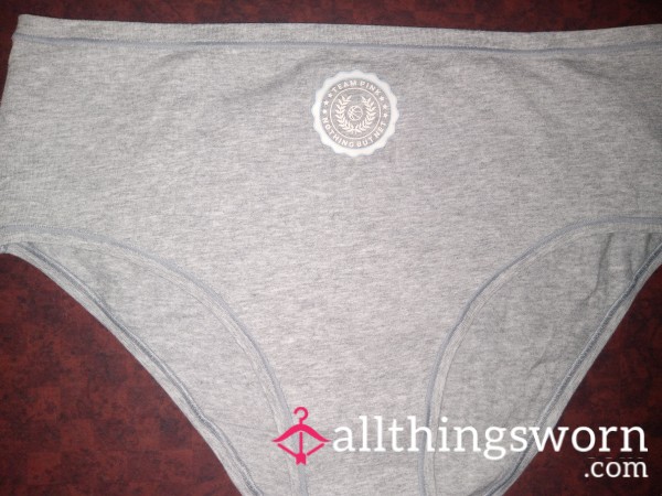 Pink S**y Grey Cheeky Panties