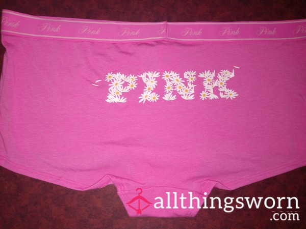 Pink S**y Logo Boyshorts