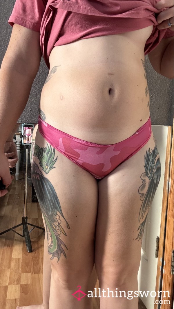 Smelly Pink S**y Thong