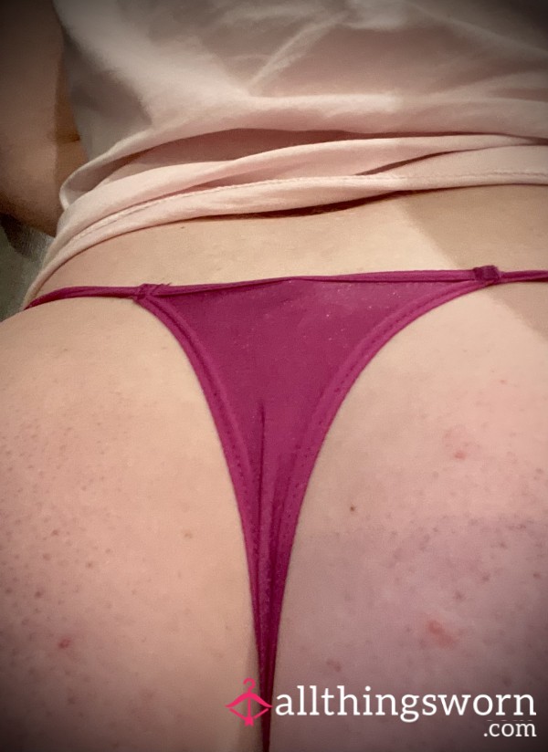 Pink Shiny Thong