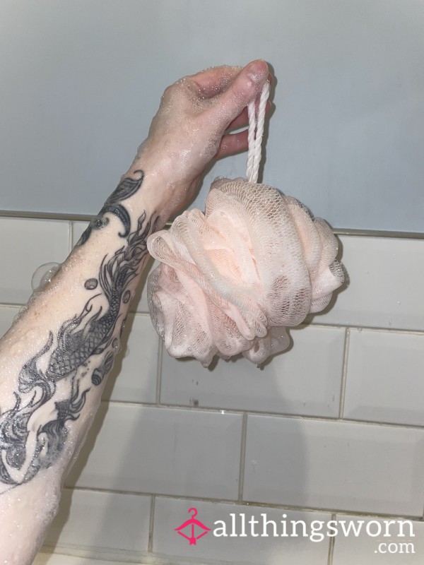 Pink Shower Puff