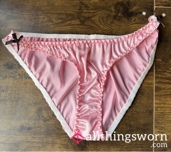 Pink Silk Panties