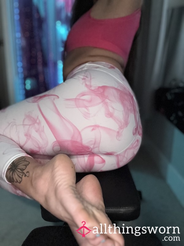 Pink Smoke Leggings From Fashion Nova