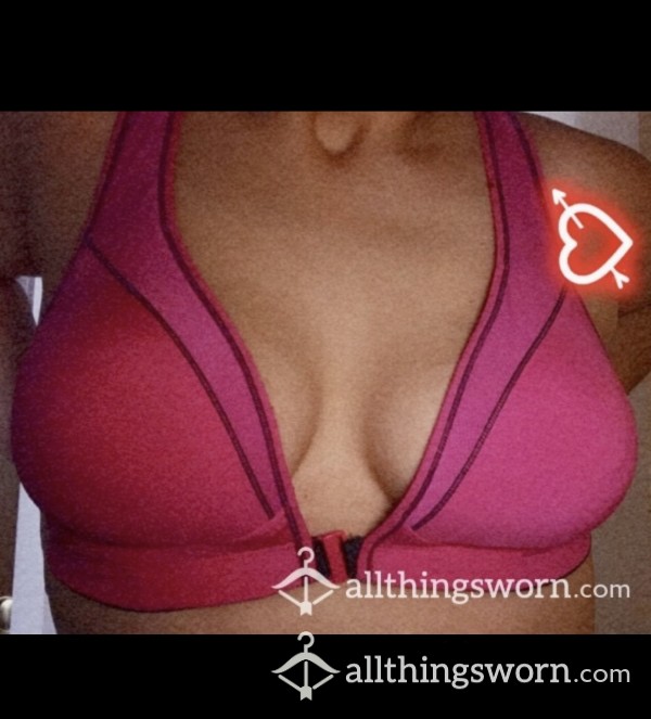 Pink Sports Bra