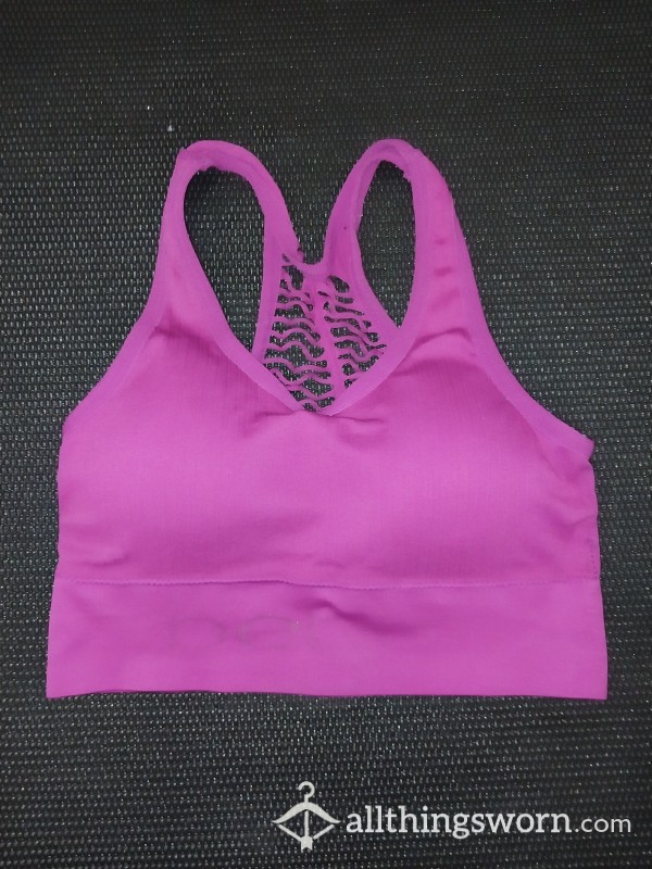 Pink Sports Bra