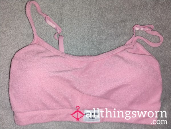 Pink Sports Bra Size M