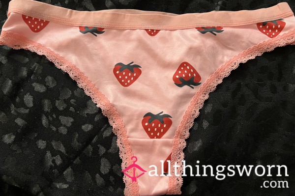 Pink Strawberry Thong