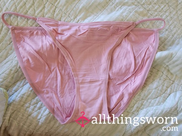 Pink String Bikini Panties