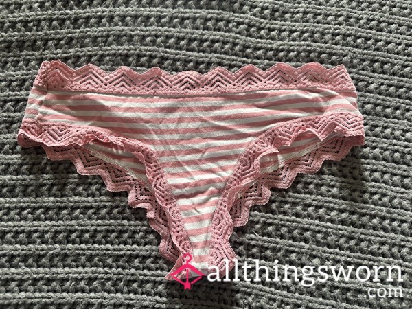 Pink Striped Cheeky