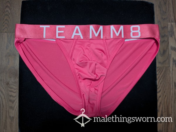 Pink Teamm8 Tanga Briefs