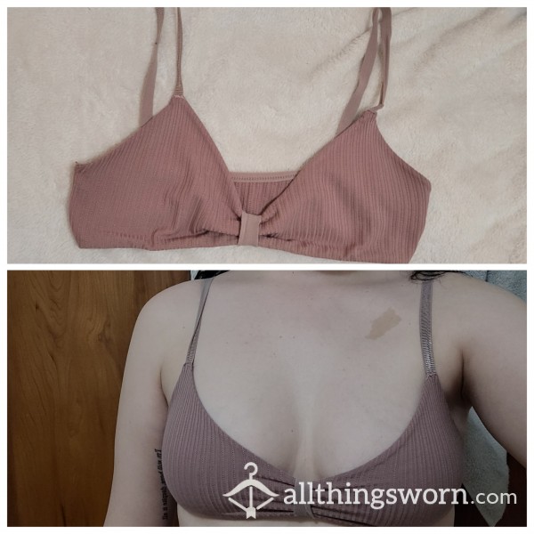 Pink Textured Bralette