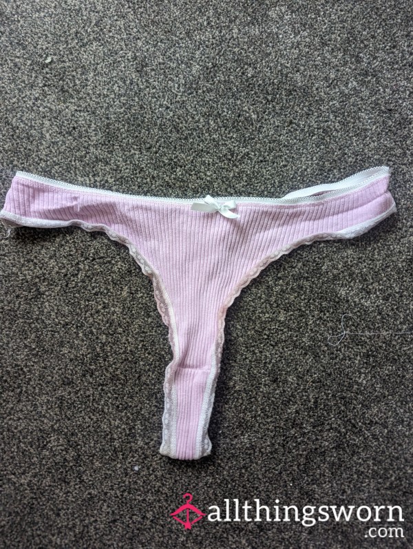 Pink Thong 24 Hour Wear. Will Wear An Extra Day/s For Extra 🪙