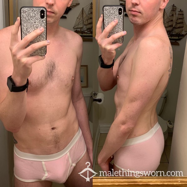 Pink Tighty Whitie Briefs