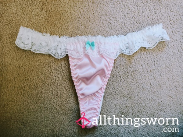 Pink Undies With Frilly Waistband