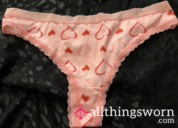 Pink Valentine Thong