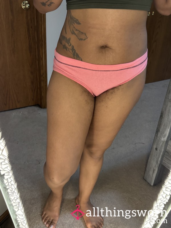 Pink Wide Band Cotton Thong