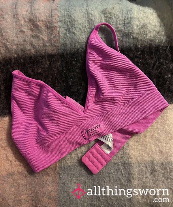 Pink Wireless Bra