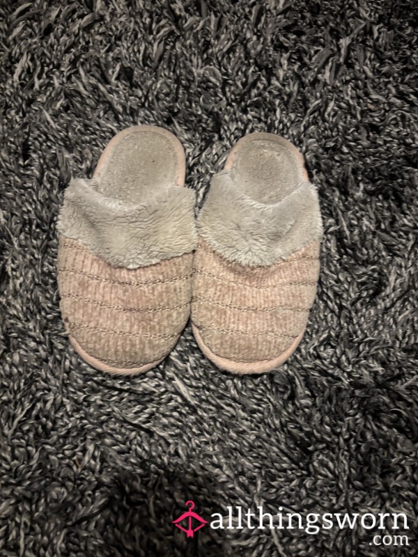 Pink Worn Slippers