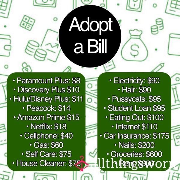 Pink Your Poison-Adopt A Bill