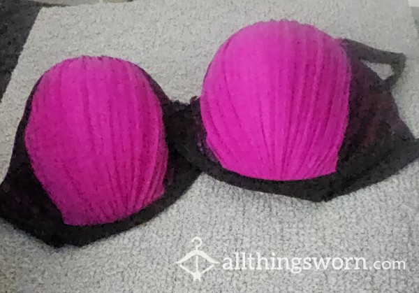 Pink/black Bra. 42e