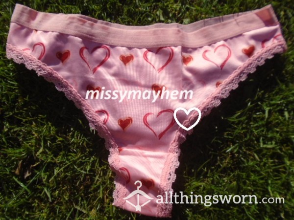 💗Pink/Hearts Thong💗