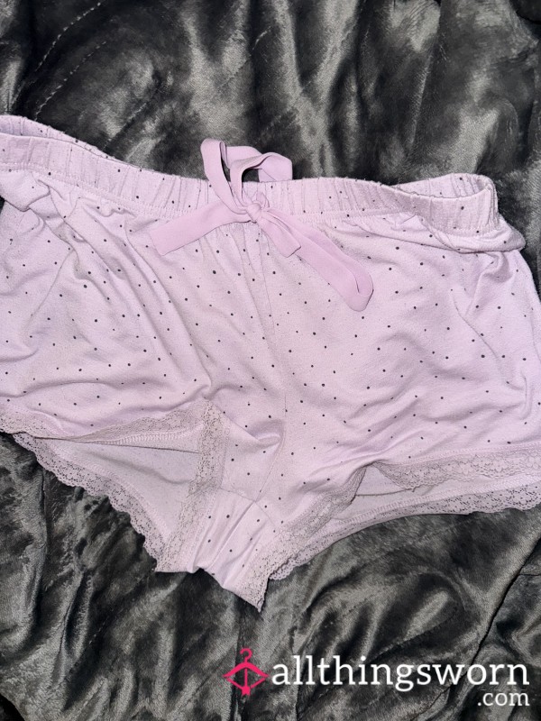 Pinkish Purple Pyjama Shorts