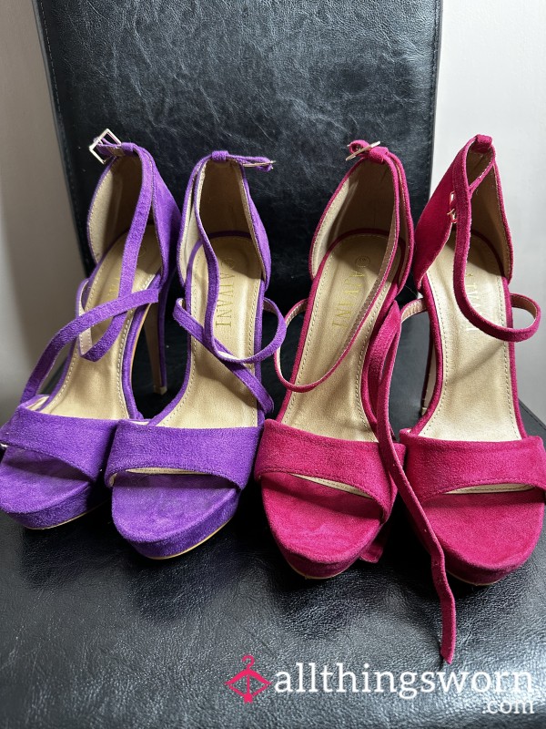 Pink/Purple High Heels