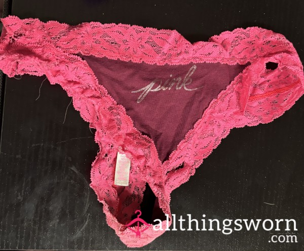 Pink/red Victoria Secret Thong