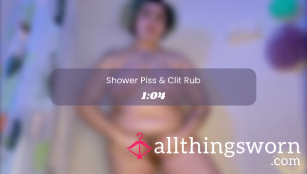 Pi*s In The Shower & Clit Rub