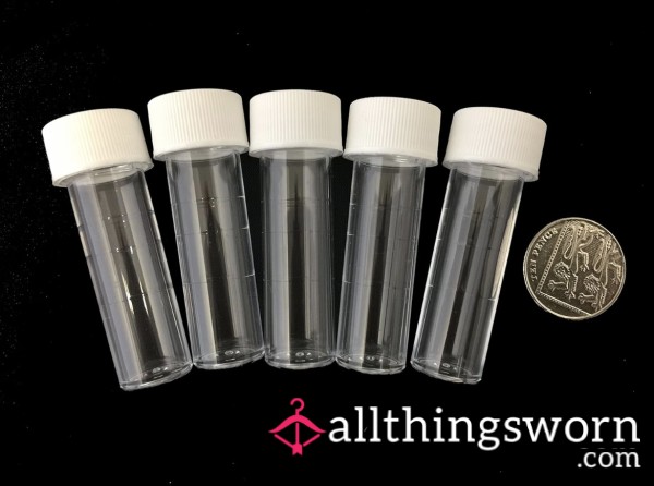 Pi*s Or Sp*t Vials - 5ml Bottles *Free Postage In UK*