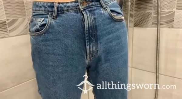 Pi*sing My Denim Trousers